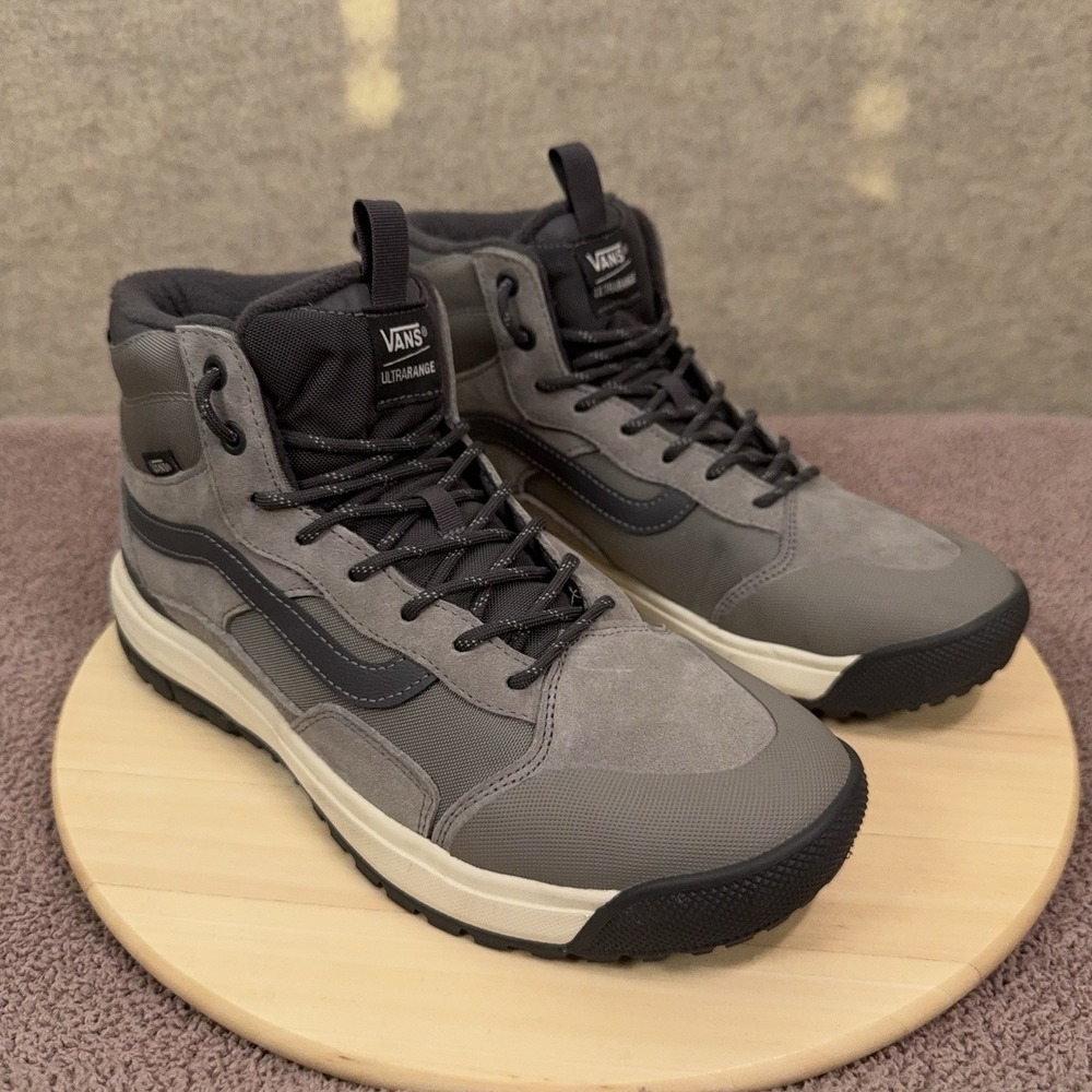 Vans Ultrarange Exo Hi Mte-1 Mens 10.5 Drizzle Gray Cold Weather Primaloft Lined